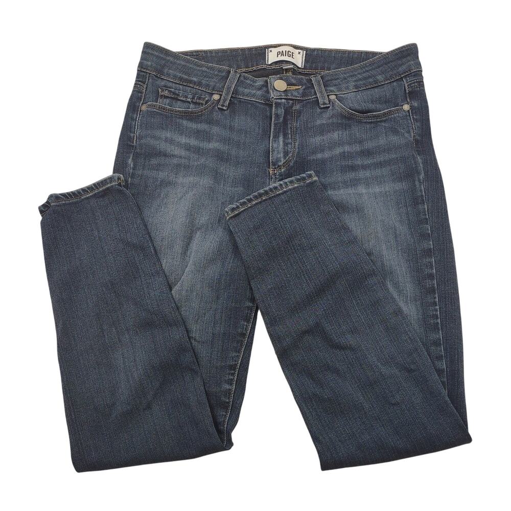 PAIGE Dark Wash Skinny Jeans, Size 27
